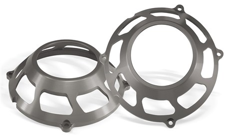 Ducati Billet Clutch Cover- Open Face- Hard Anodize / 