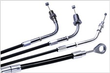 Black Vinyl Throttle Cable Barnett 101-30-30009