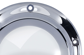 Clear Derby Cover w/Chrome- 2015-25 M8 FL's w/narrow primary